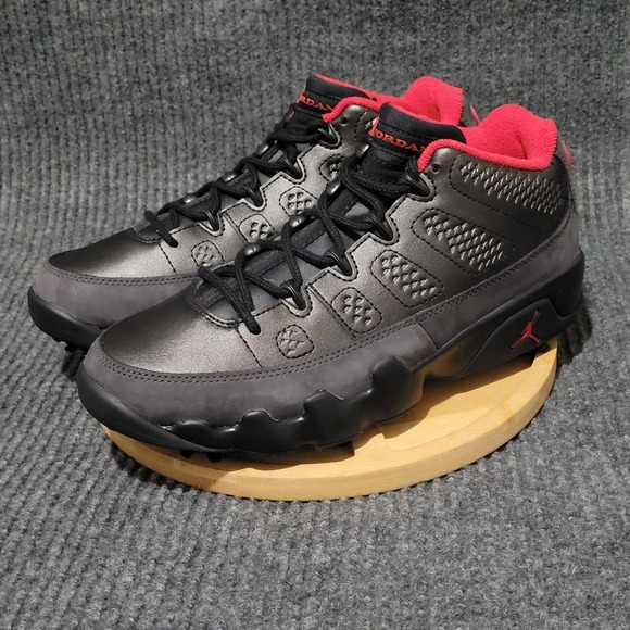 Jordan 9 Retro Golf Shoes Mens Size 7.5 Shadow Black Charcoal Red FJ5934-002 NEW main image 9